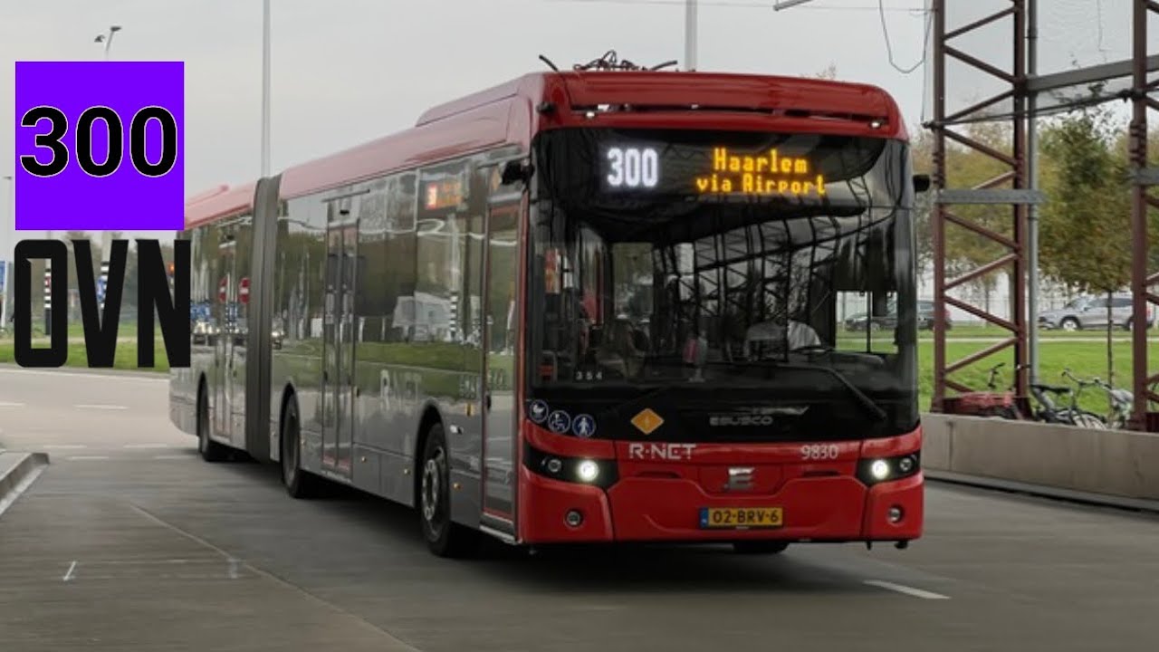 Connexxion 300 Amsterdam Bijlmer ArenA - Haarlem Station NS [HEAVY RAIN💧]