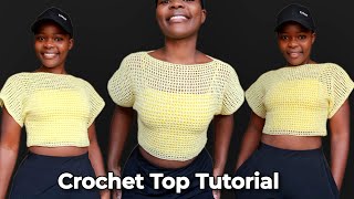 Crochet Mesh Top Tutorial | Easy & Beginner-Friendly 
