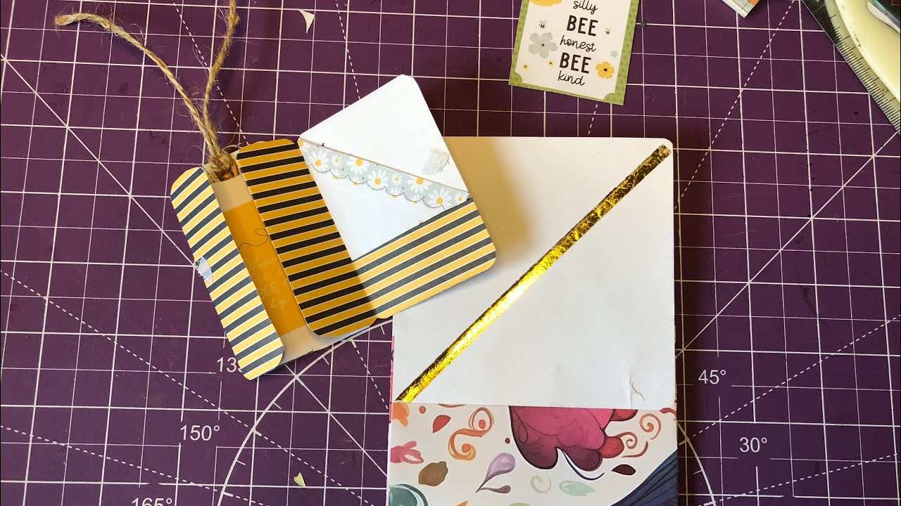 One sheet wonder Tutorial Album Flat Folder Junk Journal #diy #basteln ...