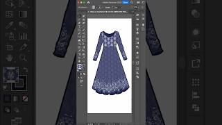 एक पेशेवर की तरह अनारकली बनाएँ! #fashiondesigner #tutorial #digitalfashionlearning #adobeillustrator screenshot 5
