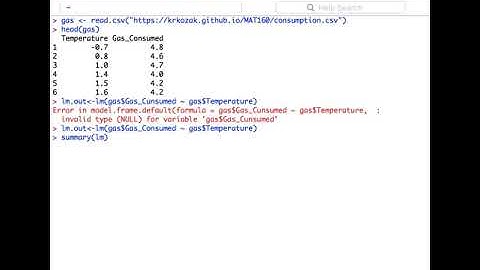 Standard error of the estimate using R