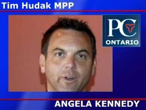 Tim Hudak Endorsed Angela Kennedy for Ontario MPP