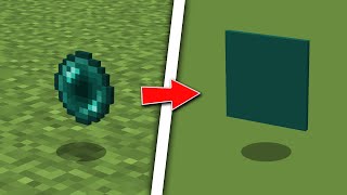 If Minecraft graphics turned into 1x1