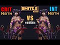 Smite 2 Alpha Crit Neith vs INT Neith