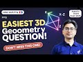 Easiest 3D Geometry PYQ 2025 | CBSE Class 12 Maths | Asked in Board Exam 2025 🔥