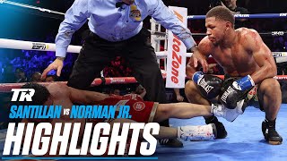 BRIAN NORMAN JR. SPOILS GIOVANI SANTILLAN'S TITLE DREAMS | FIGHT HIGHLIGHTS by Top Rank Boxing 48,894 views 5 hours ago 3 minutes, 8 seconds