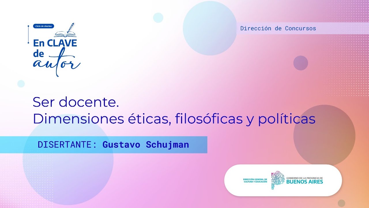 🔴Vivo - En Clave de Autor con Gustavo Schujman - Dirección de Concursos