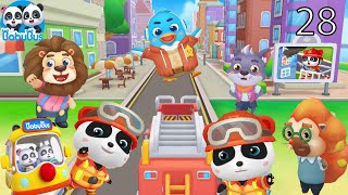Baby Panda's Rescue Mission | Firefighter Rescue Team  Play BabyBus full Part 28