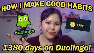 HOW I SET GOOD HABITS: 1380 days on Duolingo learning Chinese and Japanese!