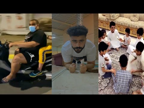 أنا و الكوشه نركب الدراجة ليلا يستمتع علاوي بقضاء الوقت مع أطفاله ههههههههههه  21