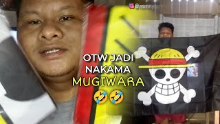 Unboxing bendera bajak laut TOPI JERAMI - one piece