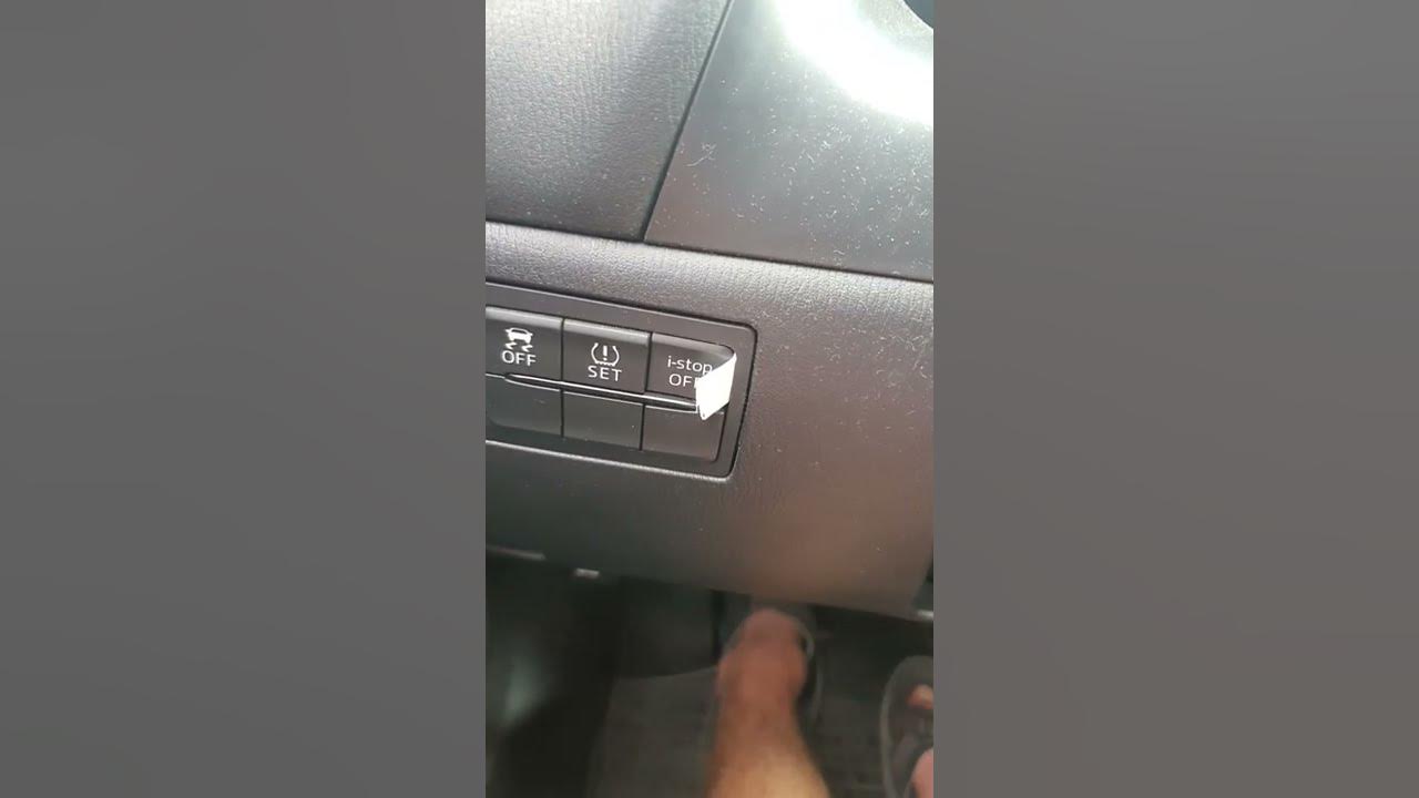 mazda 3 disable start&stop - YouTube