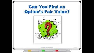 Can You Find an Option's Fair Value?