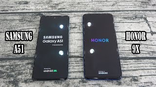 Samsung Galaxy A51 vs Honor 9x | SpeedTest and Camera comparison