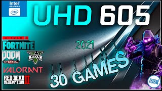 Intel UHD 605 in 30 GAMES  (Pentium J5040, N5030, N5000 IGPU TEST)   | 2021