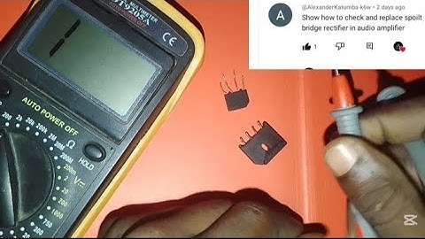 How to Test a Bridge Rectifier with Multimeter | Easy Step-by-Step Guide for Beginners