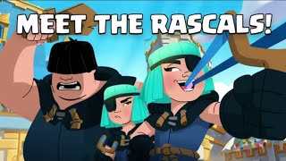 CLASH ROYALE : Meet the Rascals ! New card