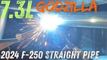 Muffler Delete on a BRAND NEW 7.3 F-250