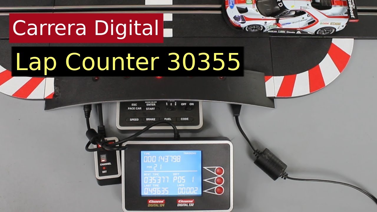 Carrera 30355 Digital 124/132 Lap Counter Ovp Neuware 