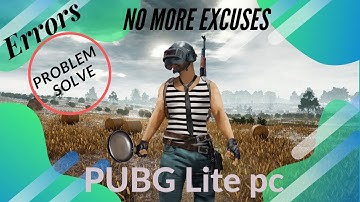pubg lite pc -error solve in easy way [fix problem]