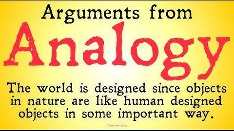 Teleological Arguments From Analogy