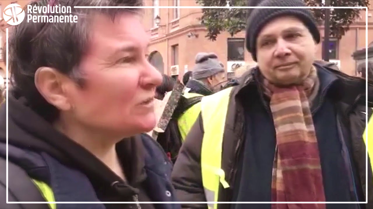 Rassemblement Des Gilets Jaunes Contre La Répression à Toulouse