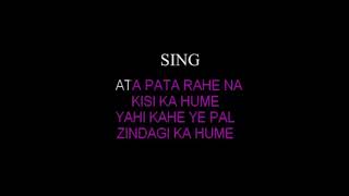Video thumbnail of "SOORAJ DOOBA HAIN | ROY | Hindi Song Karaoke Track"