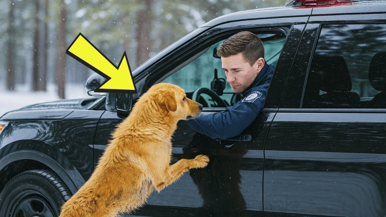 Pas lutalica blokirao policijski automobil u snijegu - ono što pronađu u kabini slomit će vam srce