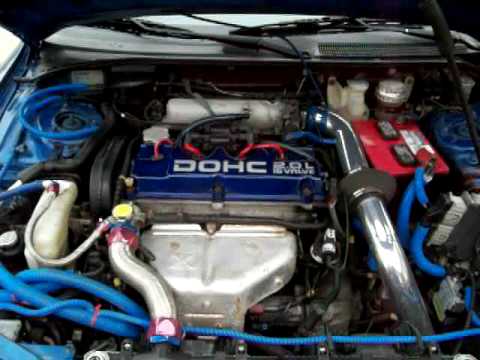 1998 eclipse gs 420a - YouTube mitsubishi eclipse engine diagram 