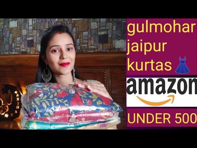 Latest Kurti review flipkart winter kurti haul gulmohar jaipur kurti review  Online kurti review - YouTube