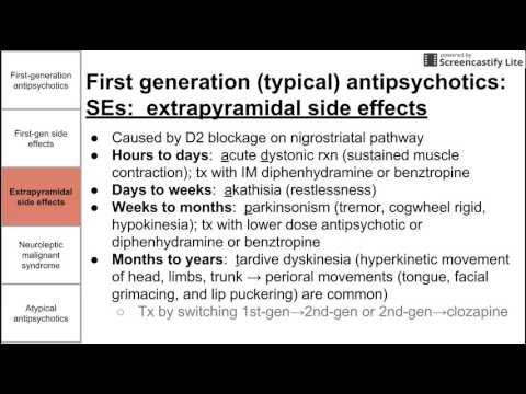 Decanoate neuroleptics