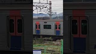 의왕철도박물관 포인트 통과하는 1호선 동글이 #korail #railway #철도 #철도는역시코레일 #라붐 #상상더하기 #shorts