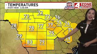 LATEST WEATHER: Some saw rain on Thursday night, another small chance for showers on Friday evening