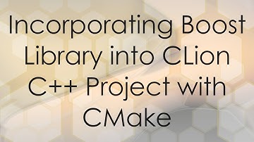 Incorporating Boost Library into CLion C++ Project with CMake