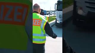 Lkw groß Kontrolle #lkwfahrer #germantruckdriver  #germany #polizeikontrolle #polizei #reportage