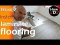 how to Install Laminate Flooring over underfloor heating mat video