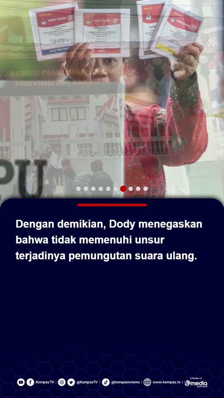 KPU Tegaskan Tak Ada Pemungutan Suara Ulang di Pilkada Jakarta 2024 #kpu #pilkada2024 #jakarta