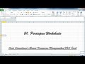 video 1 persiapan worksheet