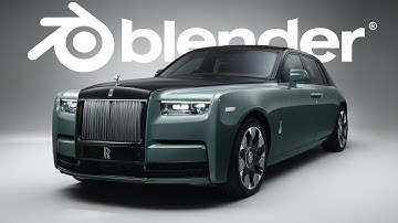 Blender Car Modeling - Rolls Royce Phantom (Livestream + Therapy)