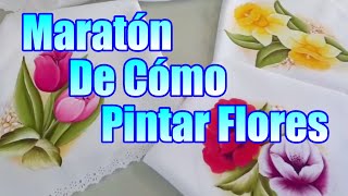 Cómo Pintar Flores / Rosas / Tulipanes / Margaritas / Narcisos / Lilis / Amapolas / Flor De Campo