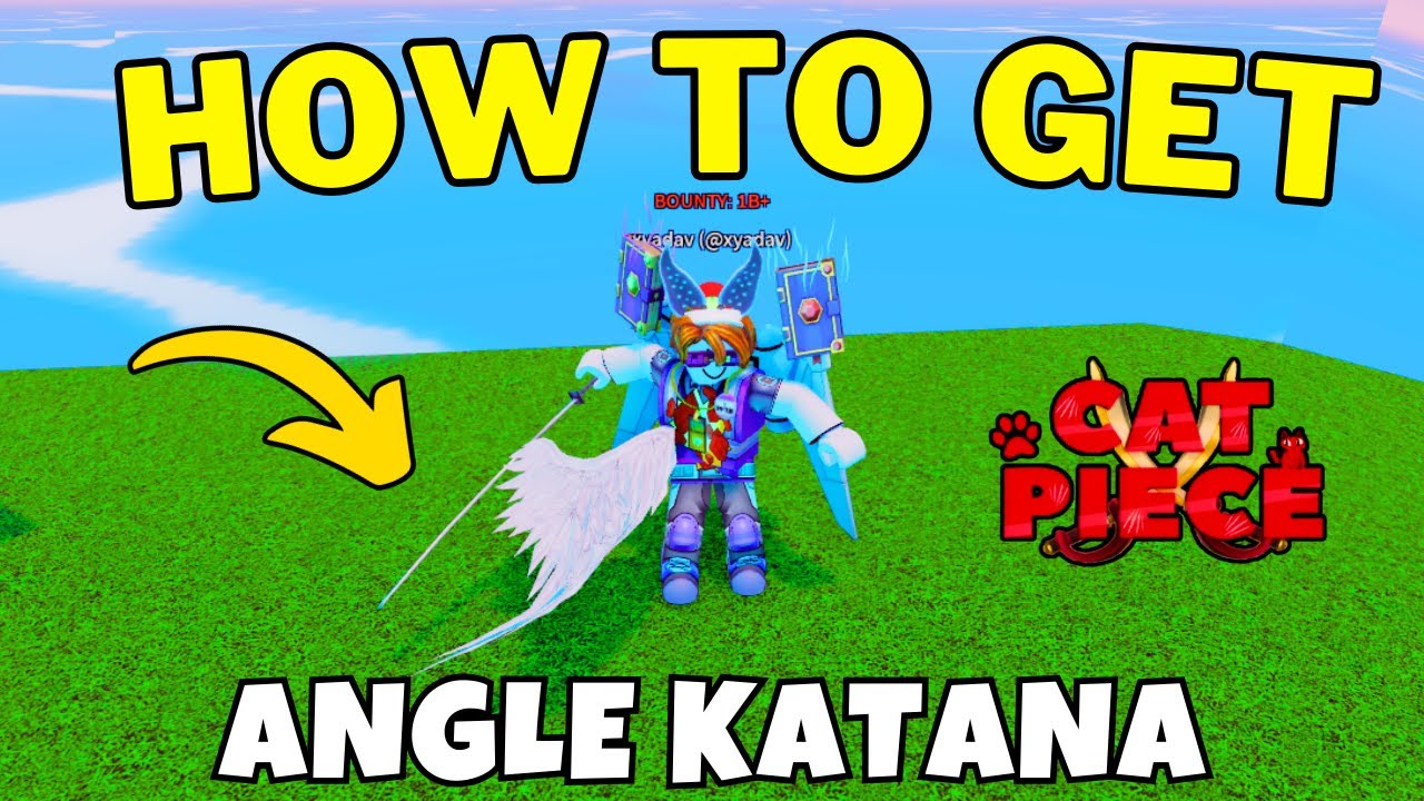 How To Get Axe n Shield & Angel Katana in Cat Piece | Roblox