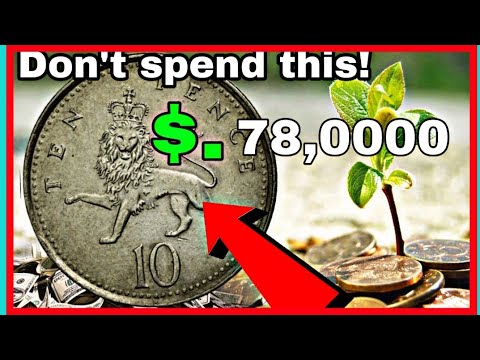 UK Ten Pence Most Valuable 10 Pence Coins Worth Up To $78,000 To Look For!