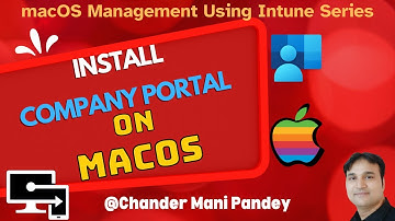 Install Intune Company Portal on macOS Device