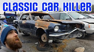 Why you never trust GLASS FUEL FILTERS - D&E in the UPULL 51