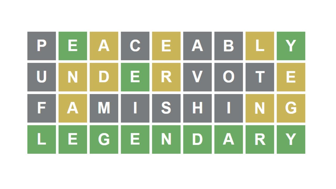 [WR] Wordle 9 Letters 10 Word Speedrun in 104.98  YouTube