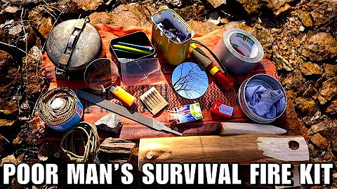 Poor Man's Wilderness Survival Fire Kit!