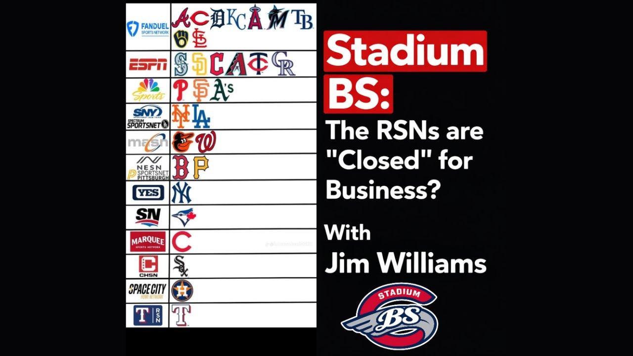 Stadium BS: The RSNs are "Closed" for Business? With Jim Williams (Audio Only)