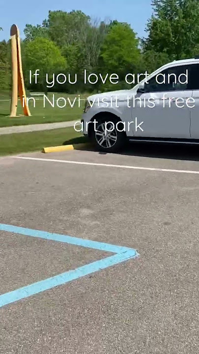 This art park if free to enter in Novi #michigan. ##villabarrartpark #kidsactivities #familytravel