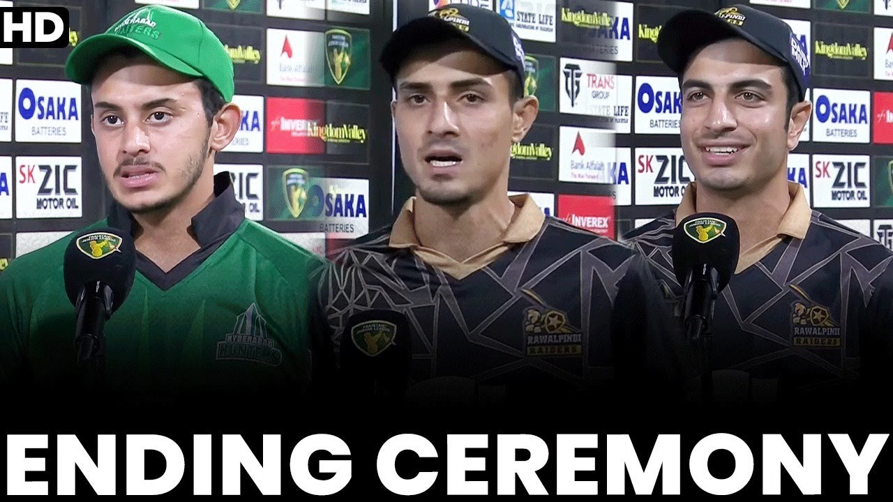 Ending Ceremony Hyderabad Hunters vs Rawalpindi Raiders Match 8