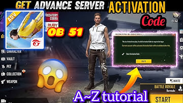 How to Get Free Fire Advance Server Activation Code (A → Z Tutorial)#freefire #tutorial